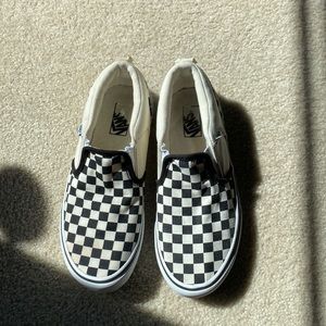 Youth checkered Vans